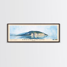 Load image into Gallery viewer, Bréhat Island, France Watercolor Beach Print, Vacation Gift, France Wall Art, Beach Painting, Beach Decor, Beach Painting