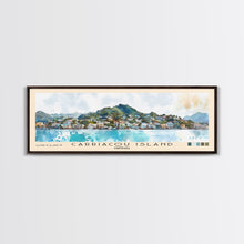 Load image into Gallery viewer, Carriacou Island, Grenada Watercolor Beach Print, Vacation Gift, Grenada Wall Art, Beach Painting, Beach Decor, Beach Painting
