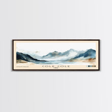 Load image into Gallery viewer, Cole Cole, Chile Watercolor Beach Print, Vacation Gift, Chile Wall Art, Beach Painting, Beach Decor, Beach Painting