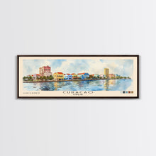Load image into Gallery viewer, Curacao, Curacao Watercolor Beach Print, Vacation Gift, Curacao Wall Art, Beach Painting, Beach Decor, Beach Painting