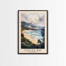 Load image into Gallery viewer, Coffee Bay, South Africa Watercolor Beach Print, Vacation Gift, South Africa Wall Art, Beach Painting, Beach Decor, Beach Painting