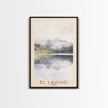 Load image into Gallery viewer, El Laucho, Chile Watercolor Print, Vacation Gift, Chile Wall Art, Beach Painting, Beach Decor, Large Wall Art, Wood Frame Art