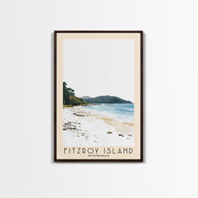 Load image into Gallery viewer, Fitzroy Island, Australia Watercolor Beach Print, Vacation Gift, Australia Wall Art, Beach Painting, Beach Decor, Beach Painting