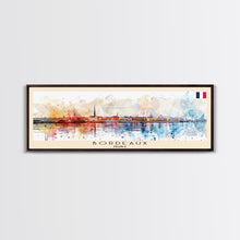 Load image into Gallery viewer, Borås Sweden Travel Art, City Art, Framed Canvas Print or Metal Wall Art, Europe Travel Poster, Panoramic Wall Art, Extra Wide Wall Art