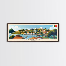 Load image into Gallery viewer, Barreiro Portugal Travel Print Wall Art, Panoramic City Art, Travel Art, Wall Decor, Vacation Gift, Framed Canvas Print Or Metal Art