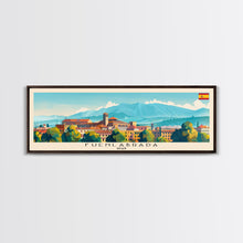 Cargar imagen en el visor de la galería, Fuenlabrada Spain Wall Art, Panoramic Travel Poster, Panoramic Framed Canvas Print, City Wall Art, Wall Hanging Home Decor, Travel Art