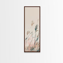 Carregar imagem no visualizador da galeria, Autumn Forest Scene Pine Trees Giant Sun Skinny Art Tall Art Framed Canvas Print Japanese Style Art Ukiyo-e Art Wood Block Print Scenic