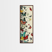 Load image into Gallery viewer, Traditional Sumo Wrestlers Japanese Art Tall Skinny Framed Canvas Print - Ukiyo-e Wall Art