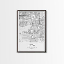 Load image into Gallery viewer, Mesa Street Map, Arizona Map, City Map Art, Modern Art, Wall Art, Canvas Print, Travel Wall Print, Bedroom Wall Art, Gift For Women