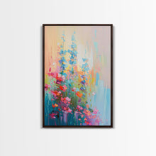Load image into Gallery viewer, Delicate Blossoms in Springtime - Framed Canvas Print, Elegant Living Room Art, Soft Bedroom Decor, Pastel Flower Art, Wall Art