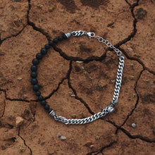 Carregar imagem no visualizador da galeria, Skullistic Double Layer Obsidian Bracelet