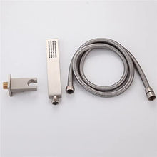 Cargar imagen en el visor de la galería, 16'' LED two function Brushed Nickel Rain Rainfall showers with handle sprayers