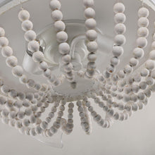 Carregar imagem no visualizador da galeria, 42" Huang Farmhouse Wooden Beads Ceiling Fan with Lighting