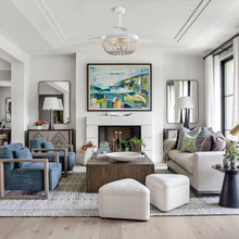 Carregar imagem no visualizador da galeria, 42" Huang Farmhouse Wooden Beads Ceiling Fan with Lighting