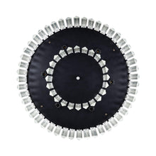 Carregar imagem no visualizador da galeria, 42" Modern Downrod Mount Crystal Ceiling Fan with Lighting and Remote Control