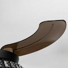 Carregar imagem no visualizador da galeria, 42" Modern Downrod Mount Crystal Ceiling Fan with Lighting and Remote Control