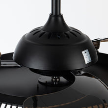 Carregar imagem no visualizador da galeria, 42" Modern Downrod Mount Crystal Ceiling Fan with Lighting and Remote Control