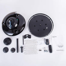 Carregar imagem no visualizador da galeria, 42" Servantes Modern Downrod Mount Crystal Ceiling Fan with Lighting and Remote Control