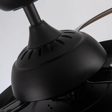 Carregar imagem no visualizador da galeria, 42" Servantes Modern Downrod Mount Crystal Ceiling Fan with Lighting and Remote Control