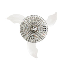 Carregar imagem no visualizador da galeria, 42" Servantes Modern Downrod Mount Crystal Ceiling Fan with Lighting and Remote Control