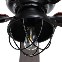 Carregar imagem no visualizador da galeria, 42" Traditional Flush Mount Reversible Ceiling Fan with Lighting and Remote Control