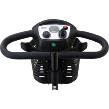 Cargar imagen en el visor de la galería, Four wheels Compact Travel Mobility Scooter with 300W Motor for Adult-300lbs, Gloss Black