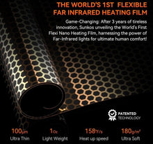 Carregar imagem no visualizador da galeria, Portable Electric Space Heater - Safe and Quiet Heater for Indoor, Large Room, Office, Bedroom, and Garage Use, Advanced Far-Infrared Heat with Thermo