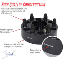 Load image into Gallery viewer, Coyote Accessories - Black Anodized 6061-Billet Aluminum Wheel Adapter Set Of 2