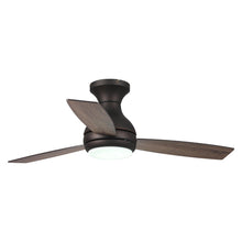 Carregar imagem no visualizador da galeria, 48" Beckette Farmhouse Flush Mount Reversible Ceiling Fan with Lighting and Remote Control
