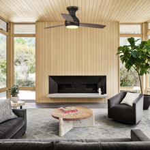 Carregar imagem no visualizador da galeria, 48" Beckette Farmhouse Flush Mount Reversible Ceiling Fan with Lighting and Remote Control