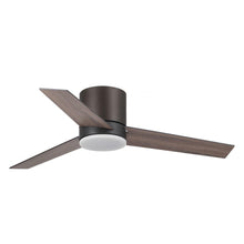 Carregar imagem no visualizador da galeria, 48" Kielah Farmhouse Flush Mount Reversible Ceiling Fan with Lighting and Remote Control