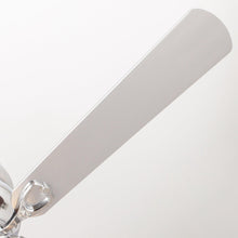 Carregar imagem no visualizador da galeria, 48" Modern Chrome Flush Mount Reversible Crystal Ceiling Fan with Lighting and Remote Control