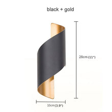 Load image into Gallery viewer, Creative White/Black Outdoor Aluminum Waterproof Wall Lamp For Courtyard