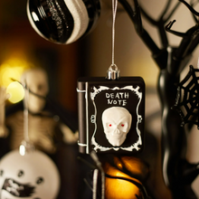 Carregar imagem no visualizador da galeria, Halloween Christmas Tree Ornaments Set, 70-Piece Black & White Gothic Ornaments