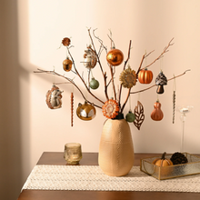 Carregar imagem no visualizador da galeria, Fall Harvest Christmas Tree Ornaments Set, 40-Piece Autumn Woodland Ornaments