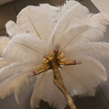 Load image into Gallery viewer, Ostrich Feather Table Lamp