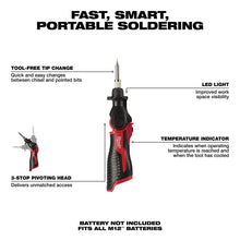 Carregar imagem no visualizador da galeria, Milwaukee 2488-20 M12™ Soldering Iron
