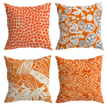 Carregar imagem no visualizador da galeria, Orange Puff Cushion Covers