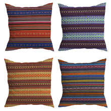 Load image into Gallery viewer, Bohemian Retro Stripes Cushion Covers