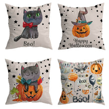 Carregar imagem no visualizador da galeria, Cat Halloween Cushion Covers