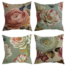 Carregar imagem no visualizador da galeria, Vintage Spring Flowers Cushion Covers