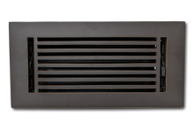 Cargar imagen en el visor de la galería, Cast Aluminum Linear Bar Vent Covers - Oxidized Bronze