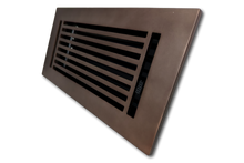 Cargar imagen en el visor de la galería, Cast Aluminum Linear Bar Vent Covers - Oil Rubbed Bronze