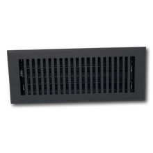 Cargar imagen en el visor de la galería, Cast Aluminum Contemporary Vent Covers - Black