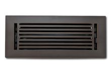 Cargar imagen en el visor de la galería, Cast Aluminum Linear Bar Vent Covers - Oxidized Bronze