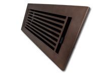 Cargar imagen en el visor de la galería, Cast Aluminum Linear Bar Vent Covers - Oil Rubbed Bronze