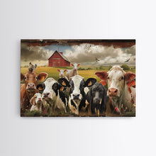 Carregar imagem no visualizador da galeria, Cute Farmhouse Animal Print, Window Art, Wall Art, Home Decor, Wall Decor, Cute Farmhouse Kitsch Living Room Art