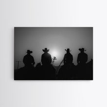 Load image into Gallery viewer, Cowboy Prints Framed Wall Art, Western Decor, Black and White Photography, Western Decor, Wild West Art, Cowboy Art, Wild West Art Print