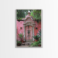 Cargar imagen en el visor de la galería, Change675 Architecture Print, 19th Century Architecture Photography, Mexico City Wall Art, Wood Framed Canvas Print