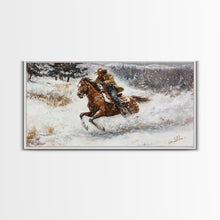 Carregar imagem no visualizador da galeria, Autumn harvest Framed Canvas Print of a woman in a field with pumpkins, seasonal wall decor and farmhouse accents for a cozy autumn ambiance